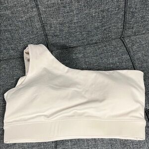 Senita Athletics Cream Sports Bra